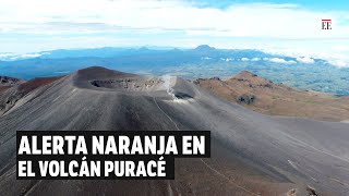 Volcán Puracé: Servicio Geológico cambia su estado de alerta a naranja | El Espectador