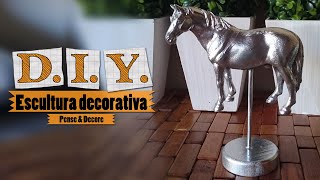 DIY - Aprenda a fazer escultura  | IDEIAS PARA USAR PRATELEIRAS NA DECORAÇÃO