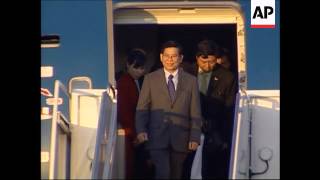 Arrival of Vietnamese president in Washington