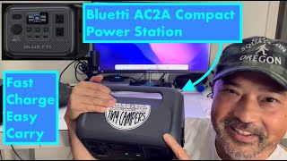 GEAR REVIEW Bluetti AC2A Super Compact Power Station.  Tiny Size Makes It Very Portable.