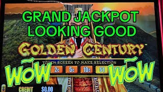 (grand Jackpot looking good omg!) GOLDEN CENTURY SLOT MACHINE. #slots #casino #slotmachine #jackpot