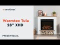 Kominek elektryczny Warmtec Tula  z wkładem Dimplex XHD 28