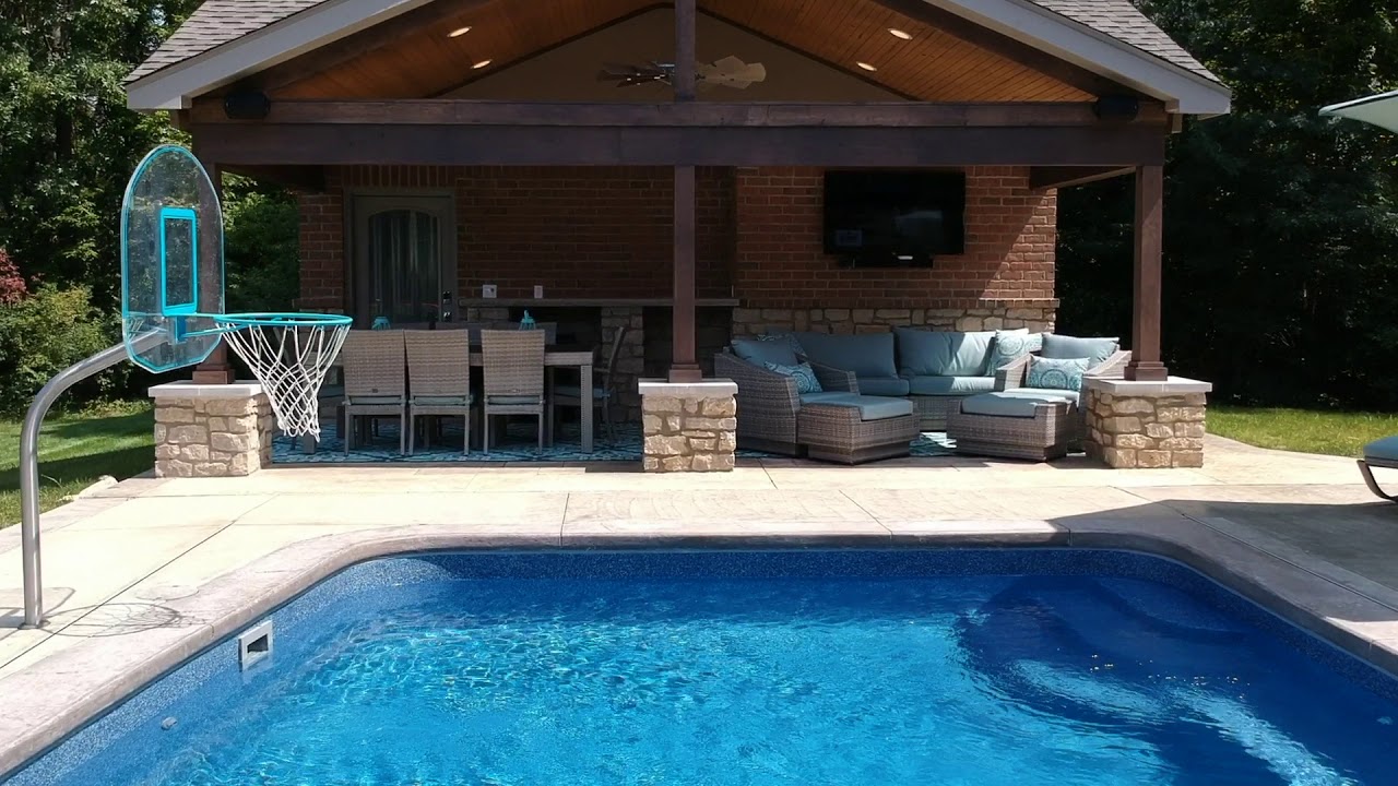 Awesome Pool House Build Youtube