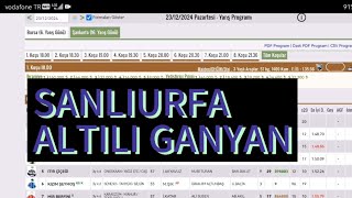 23 Aralık 2024 Pazartesi Şanlıurfa at yarışı tahminleri Şanlıurfa altılı ganyan tahminleri | O. K.