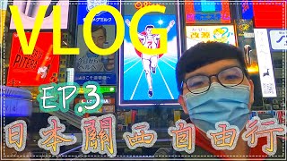 廢宅日記|VLOG-日本關西自由行EP.3|日本國產牛吃到飽花了11000元值不值得?藥妝戰利品分享|大阪城公園‧心齋橋‧道頓崛