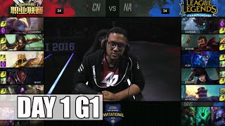 CLG vs Royal Never Give Up | Day 1 Mid Season Invitational 2016 | CLG vs RNG MSI 1080p