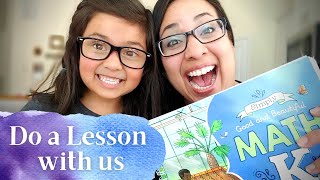 DO A LESSON WITH US IN THE ***NEW*** SIMPLY GOOD AND BEAUTIFUL MATH K | Kindergarten Homeschool Math