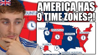 Brit Reacts to US Culture Shock: American Time Zones