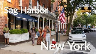 Walking Sag Harbor, New York [4K] : Sag Harbor New York | Main Street