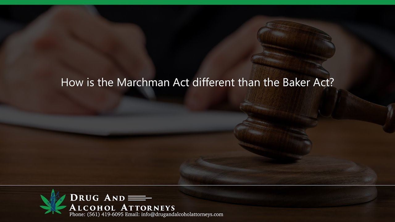 How Is The Marchman Act Different Than The Baker Act? - YouTube