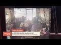 Coffee Shop Explosion Caught on Camera