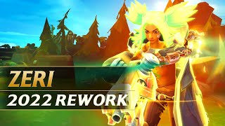 ZERI REWORK 2022 Gameplay Spotlight Guide - League of Legends