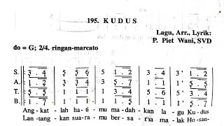 Meriahnya Lagu Kudus Pater Piet Wani SVD || Angkatlah hatimu madahkan lagu || Koor Katolik