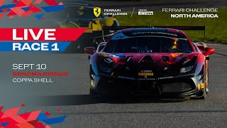 Ferrari Challenge North America Coppa Shell – Sonoma Circuit, Race 1