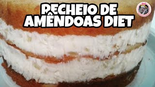 Recheio de Amêndoas sem AÇÚCAR / Recheio de Amêndoas Diet / Recheio sem Açúcar / Recheio Diet