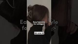 Easy hairstyles for college||#viral#trending#hairstyle#shorts#fashion