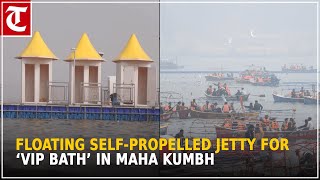 Kumbh Mela: Self-floating propelled jetty, VIP baths set up to enhance pilgrim experience