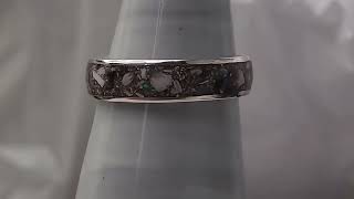 Ashes Ring with Opals – A Lasting Memorial Keepsake