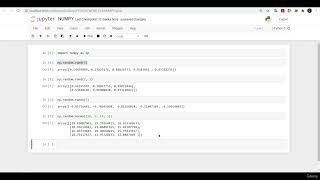 3 8 Creating NumPy Array with Random Function