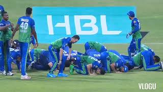 Multan Sultans victory moment and winning celebrations| Muhammad Rizwan Holding Trophy|PSL6 Final