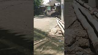 Kegiatan sore hari kampung pinggiran