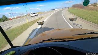 (Driver POV) Interstate Drive in A 2020 IC CE Gas Shorty School Bus W/ PSI 8.8L