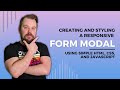 Learn Web Development: Creating and Styling a Responsive Form Modal