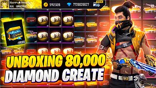Opening 80000 Rare Weapon Crates😨😨- Garena Free Fire