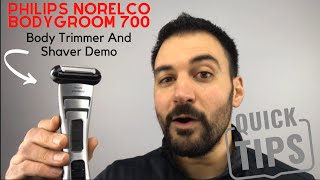 Philips Norelco Bodygroom 7000  Body Trimmer and Shaver Demo