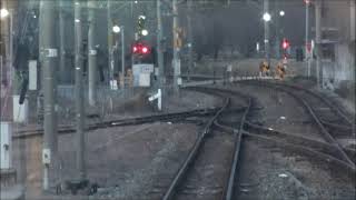 夕暮れの福知山線 新三田駅～広野駅間を走行する207系の前面展望