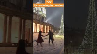 Snowflake ❄️ Christmas vibes - london snow attack