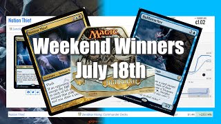 MTG Market Movers - Weekend Winners July 18th - Booster Box Update! Scars of Mirrodin! Hullbreacher!