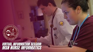 Virtual Information Session: MSN Nurse Informatics (2024)