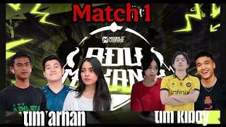 FUN MATCH MLBBxARHAN MATCH 1|EMPEROR ARHAN ANYA VS KIBOY VIA GAMING FADLY FAISAL🔥#mlbb #funmatch