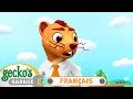 Weasel enquête sur le pare-brise cassé | Le Garage de Gecko｜Camions pour enfants