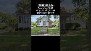 Random US Towns: Monticello, IL #shorts