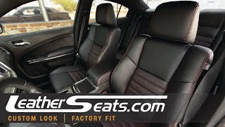 2012 - 2014 Dodge Charger Custom Leather Interior Upholstery Kit - LeatherSeats.com