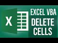 Excel VBA Tutorial for Beginners 17 - Delete Cells using VBA in MS Excel