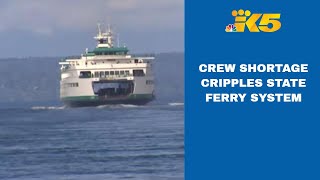 Staffing shortages cripple Washington state ferry system
