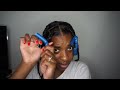 How to Goddess Knotless Braids & Beads Tutorial  Only Using 1 Pack of Hair Very detailed!