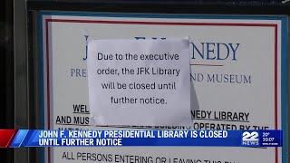 JFK Presidential Library closes amid Trump federal worker culling