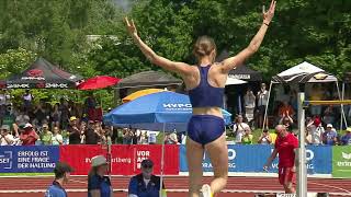 17 year old Jana Koščak high jumps a PB of 1.92 m at the heptathlon at the Hypo-Meeting (Götzis)