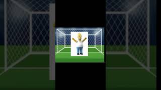 Puedes meterle gol a HOMERO😈😈 | #futbol #penalty #porteria #homerosimpson