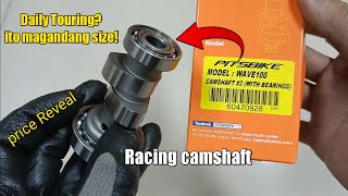 Racing camshaft lift Wave 100 / xrm 110 maganda pang daily Touring Upgrade cams Pitsbike | BJmoto