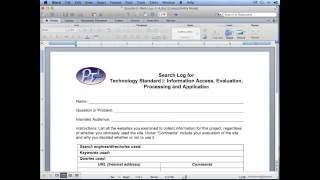Prepare your Materials for TaskStream