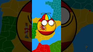 España Y La Clase de Inglés #countryballs #humor #shorts #viral