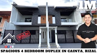 House Tour 33: Spacious Modern 4BR Duplex in Cainta, Rizal! ₱1M DP ONLY!