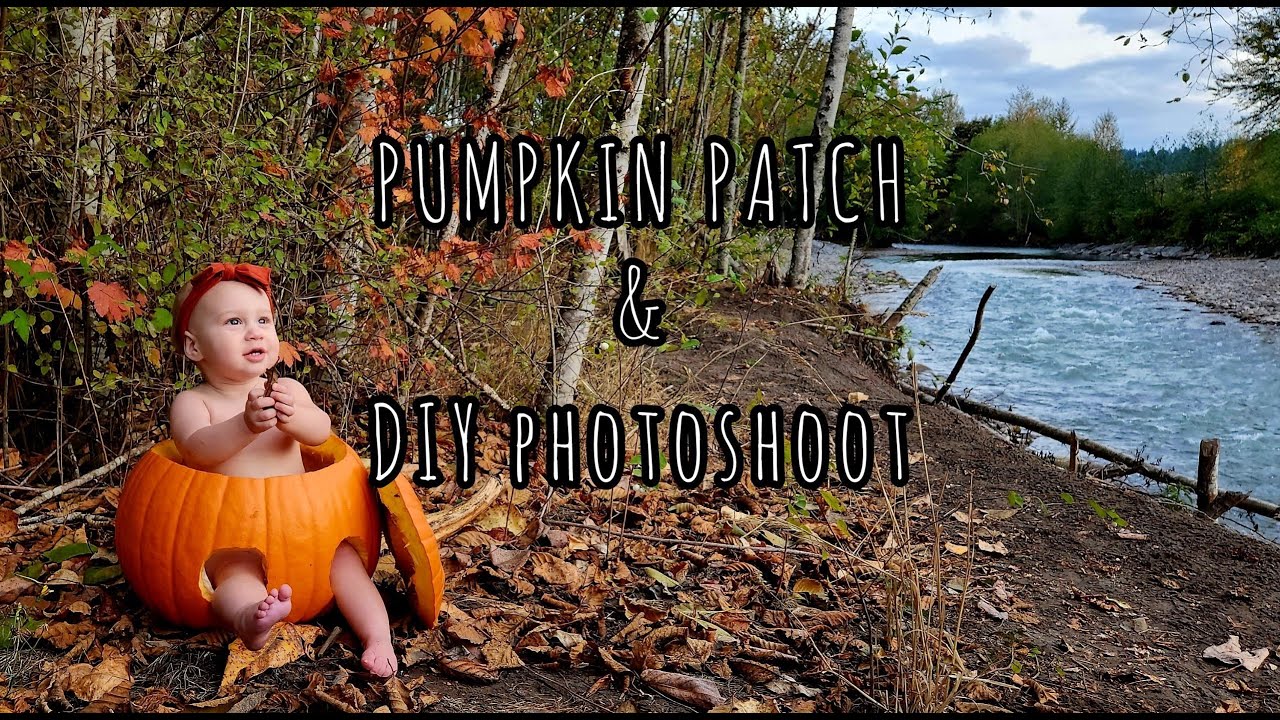 Pumpkin Patch Vlog Diy Baby Photoshoot Youtube