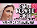 Santo Rosario Corto de hoy Viernes 22 de Noviembre🥀Misterios Dolorosos 🥀 Rosario a la Virgen María🙏