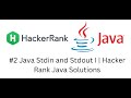 #2 Java Stdin and Stdout I | Hackerank Java Solutions